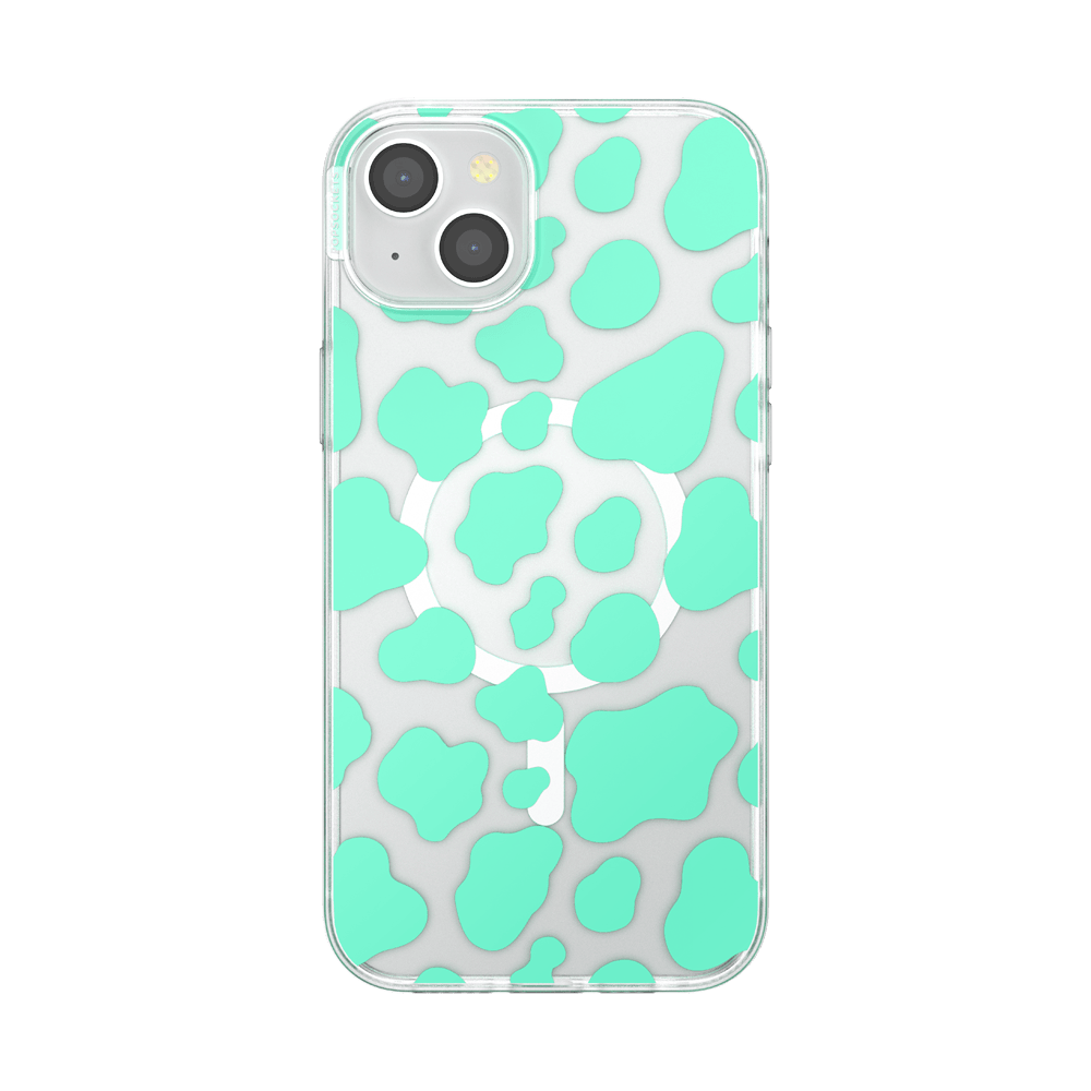 Turquoise Cow Cow  — iPhone 15 Plus MagSafe Case - US 47313