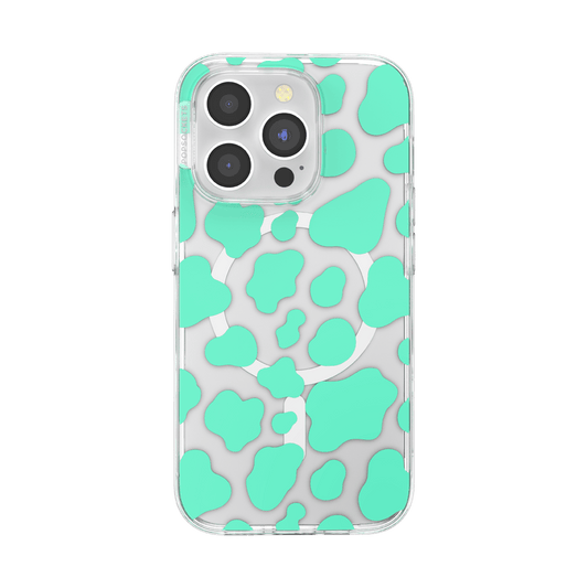 Turquoise Cow Cow — iPhone 15 Pro MagSafe Case - US 70101