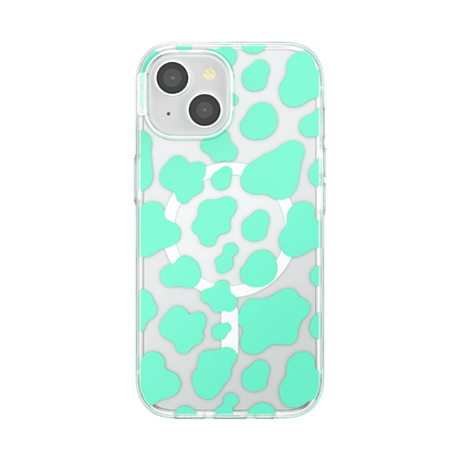 Turquoise Cow Cow  — iPhone 15 MagSafe Case - US 81873