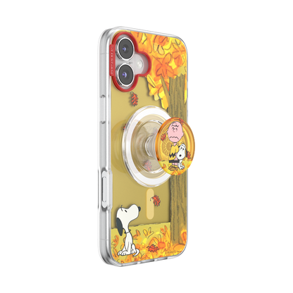 Snoopy in Fall — iPhone 16 Plus MagSafe Case - US 84569