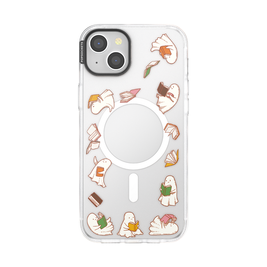 Spooky Book Club Clear  — iPhone 15 Plus MagSafe Case - US 54040