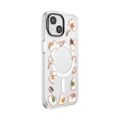 Spooky Book Club Clear  — iPhone 15 MagSafe Case - US 04997