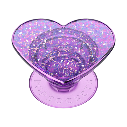 Iridescent Confetti Dreamy Heart — Adhesive PopGrip - US 01650