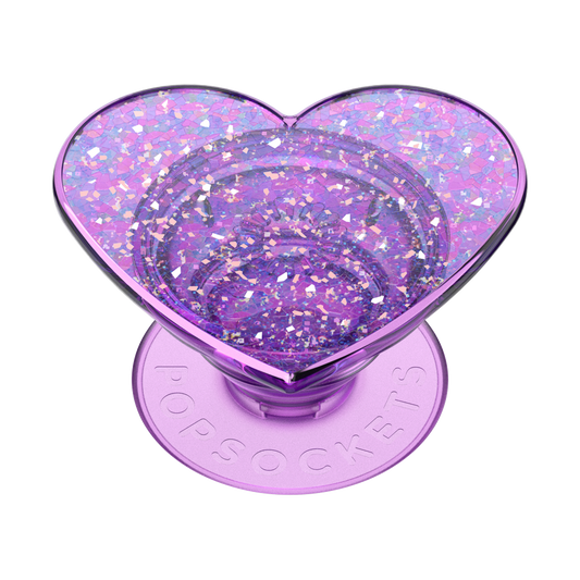Iridescent Confetti Dreamy Heart — Adhesive PopGrip - US 01650