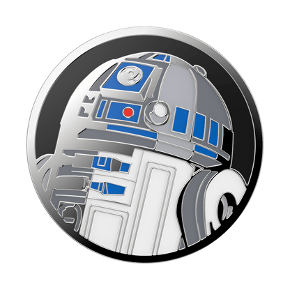 Enamel R2D2 — Adhesive PopGrip - US 86131