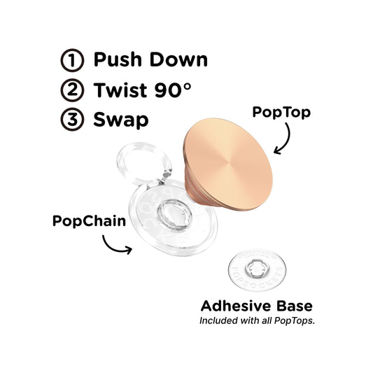 Aluminum Radial Rose Gold — PopTop - US 29352