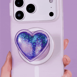 Tidepool Squishy Heart Lavender — MagSafe PopGrip - US 87174