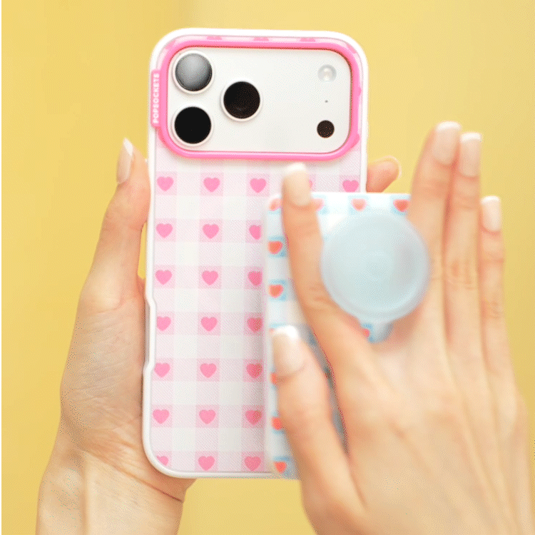 Blush Gingham — iPhone 17 Pro Max MagSafe Case - US 50891