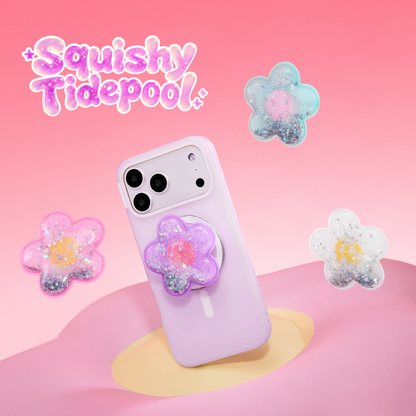 Tidepool Squishy Daisy Pink — MagSafe PopGrip - US 45305