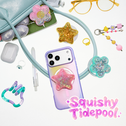 Tidepool Squishy Star Aura Pinky — MagSafe PopGrip - US 78396