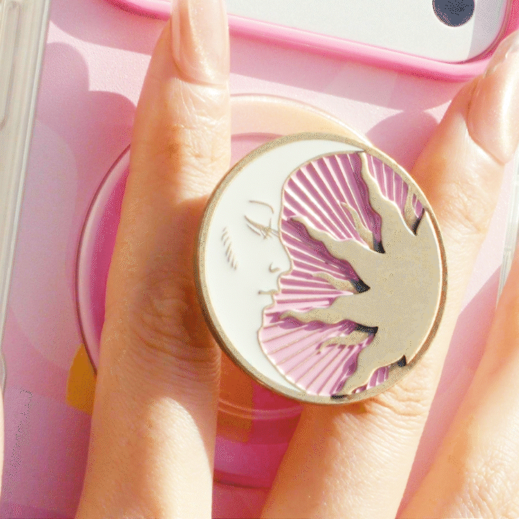 Enamel Lunar Dreams Pink — MagSafe PopGrip - US 49897