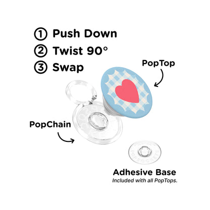Gingham Heart —  PopTop - US 96906