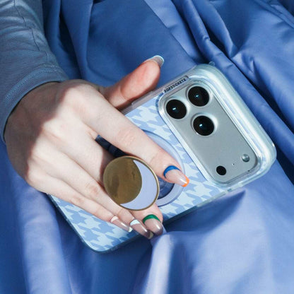 Lilac Houndstooth — iPhone 16 Pro Max MagSafe Case - US 14595
