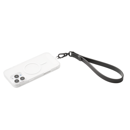 Vegan Leather Black — Phone Wristlet - US 50671