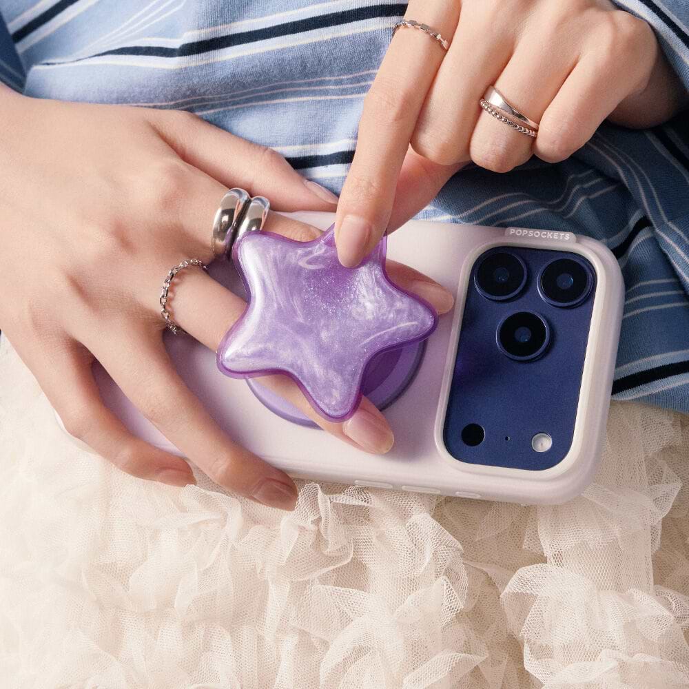 Tidepool Squishy Star Lavender Fog — MagSafe PopGrip - US 71851
