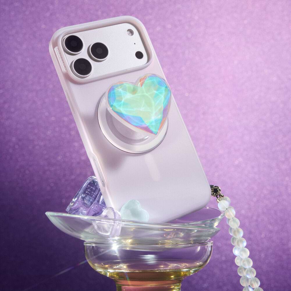Iridescent Crystal Heart — MagSafe PopGrip - US 20446